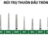 Mũi khoan kim cương NTI mũi trụ thuôn đầu tròn