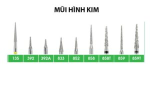 Mũi khoan kim cương NTI mũi hình kim